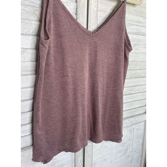 𝅺Mudd Mauve Pink Knit Tank Top Size Medium - Picture 2 of 6